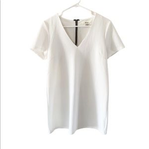 Sans Souci ivory shift dress with zipper size medium